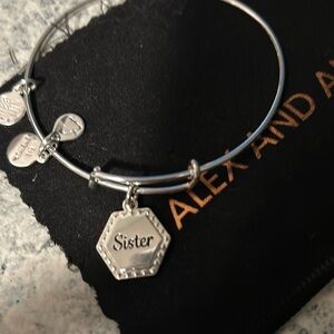 NWOT Alex and Ani sister bracelet